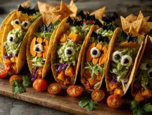 Halloween themed tacos - featured image