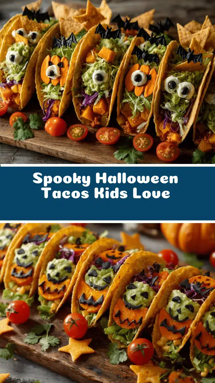 Halloween themed tacos recipe