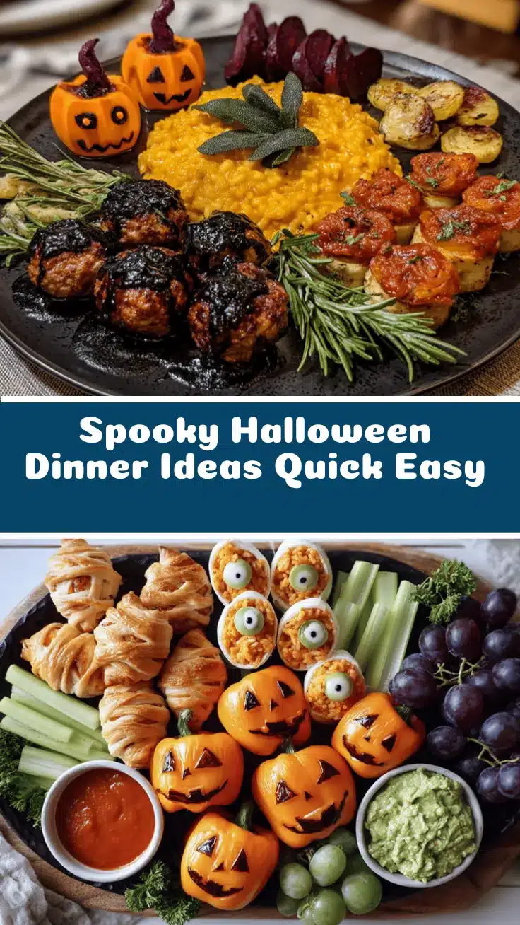 spooky Halloween dinner ideas recipe